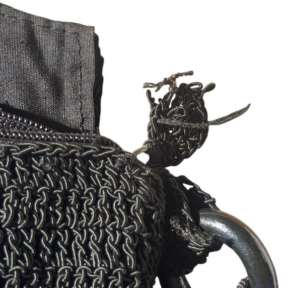 Black Beaded Purse - Picture 6 of 7